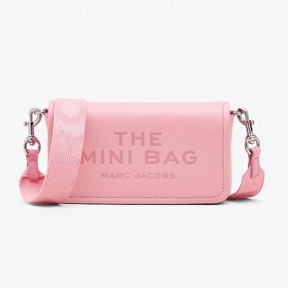 MARC JACOBS BARBIE PINK THE LEATHER MINI BAG